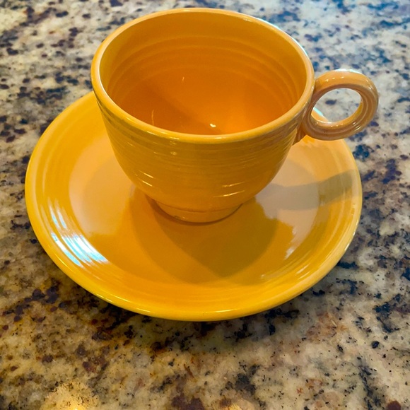 Fiestaware Dining Fiestaware Cup And Saucer Poshmark